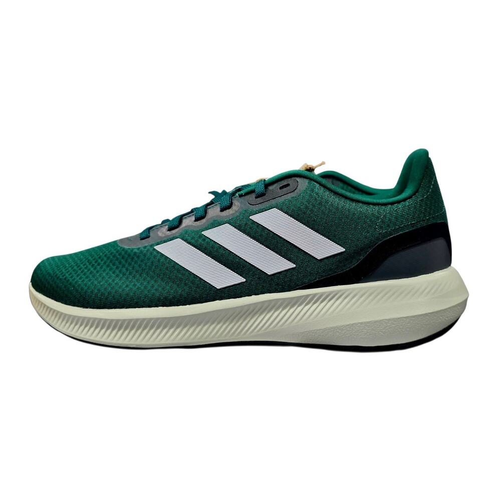 Adidas Runfalcon 3.0 Men's Size 9.5 Dark Green White Running Shoes IE0736 NIB